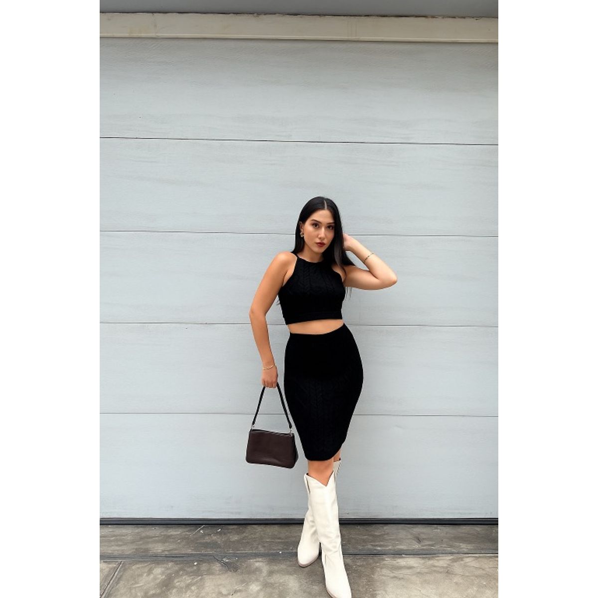 AMA OUTFITTERS - SET TEJIDO EN HILO TRENZA