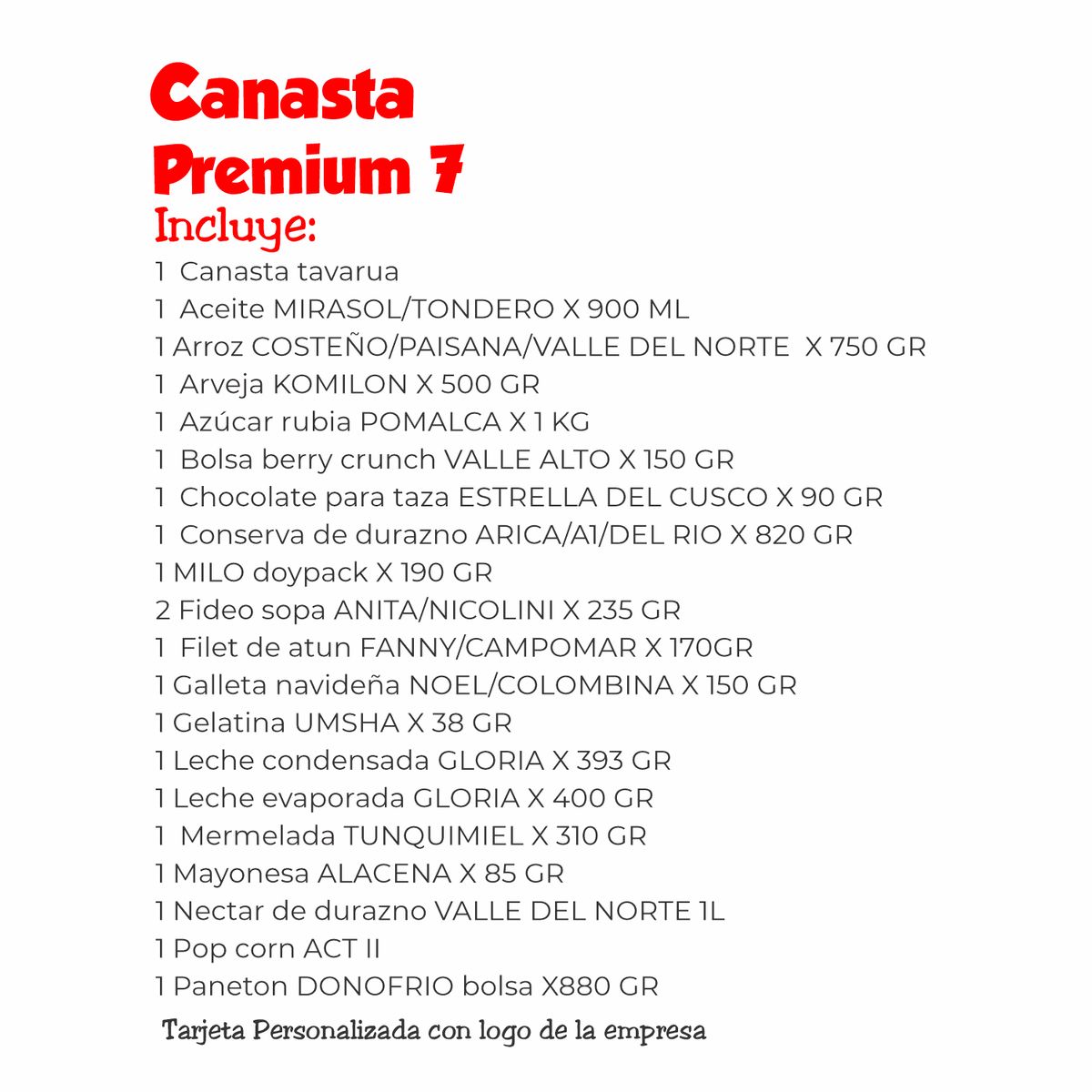 GENERICO - Canasta Navideña Premium 7