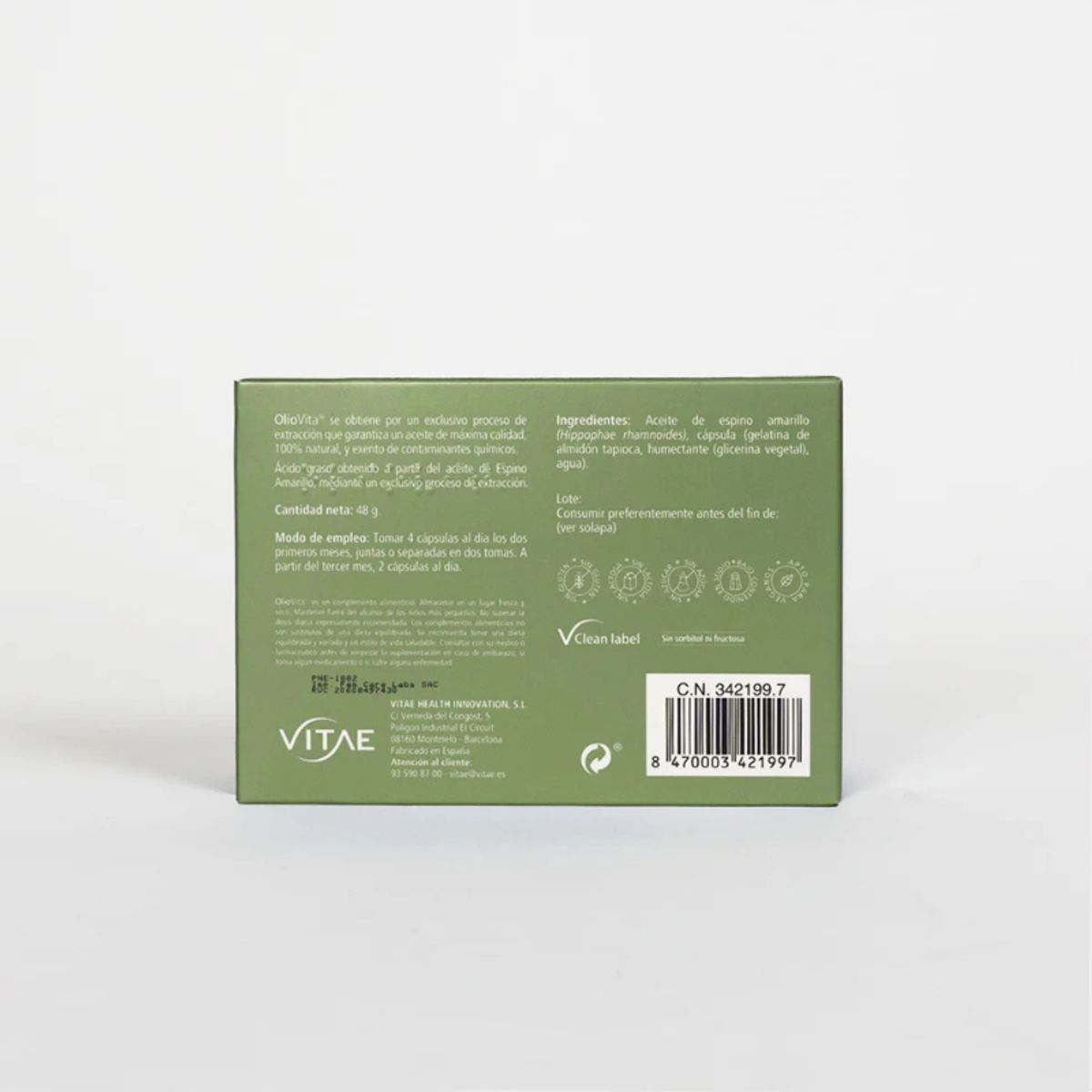 VITAE - Vitae Oliovita X 60 Cápsulas