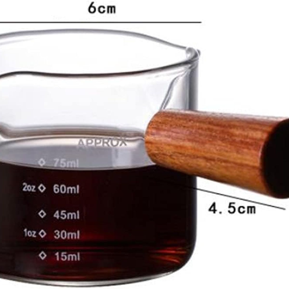 GENERICO - Taza medidora de espreso  70 ml
