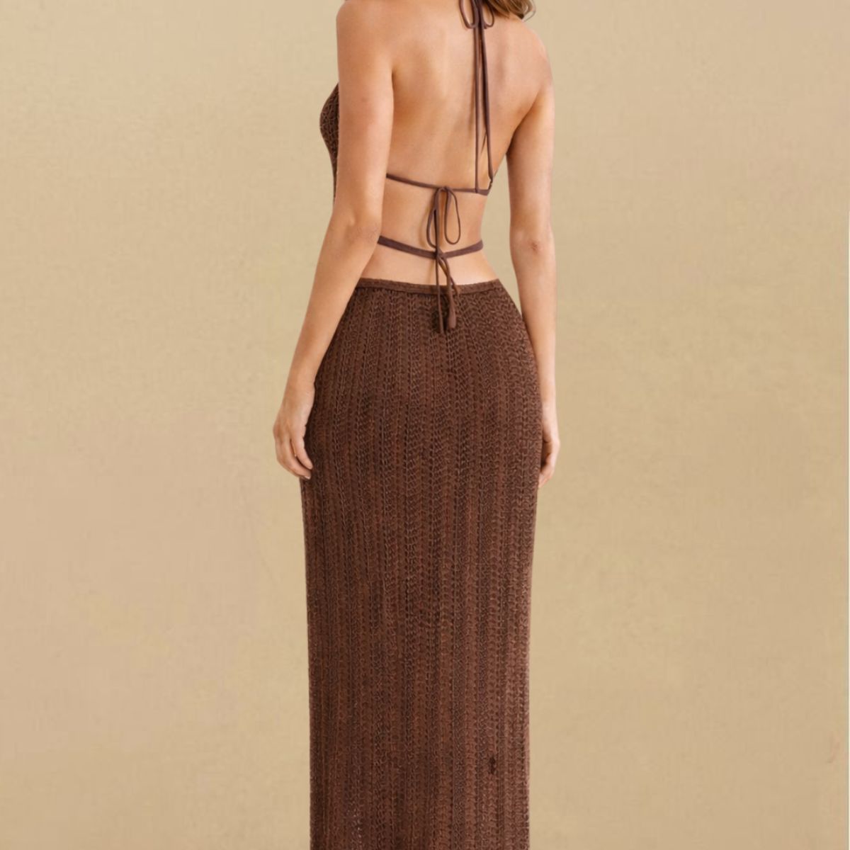 AMA OUTFITTERS - VESTIDO TEJIDO COZUMEL SHINE