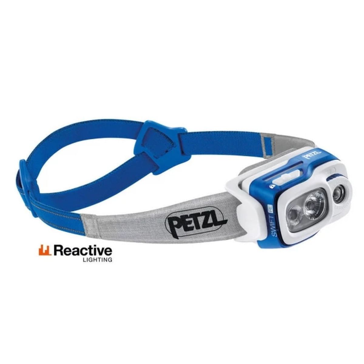 PETZL - Petzl linterna frontal 900 lúmenes recargable Swift RL - Azul