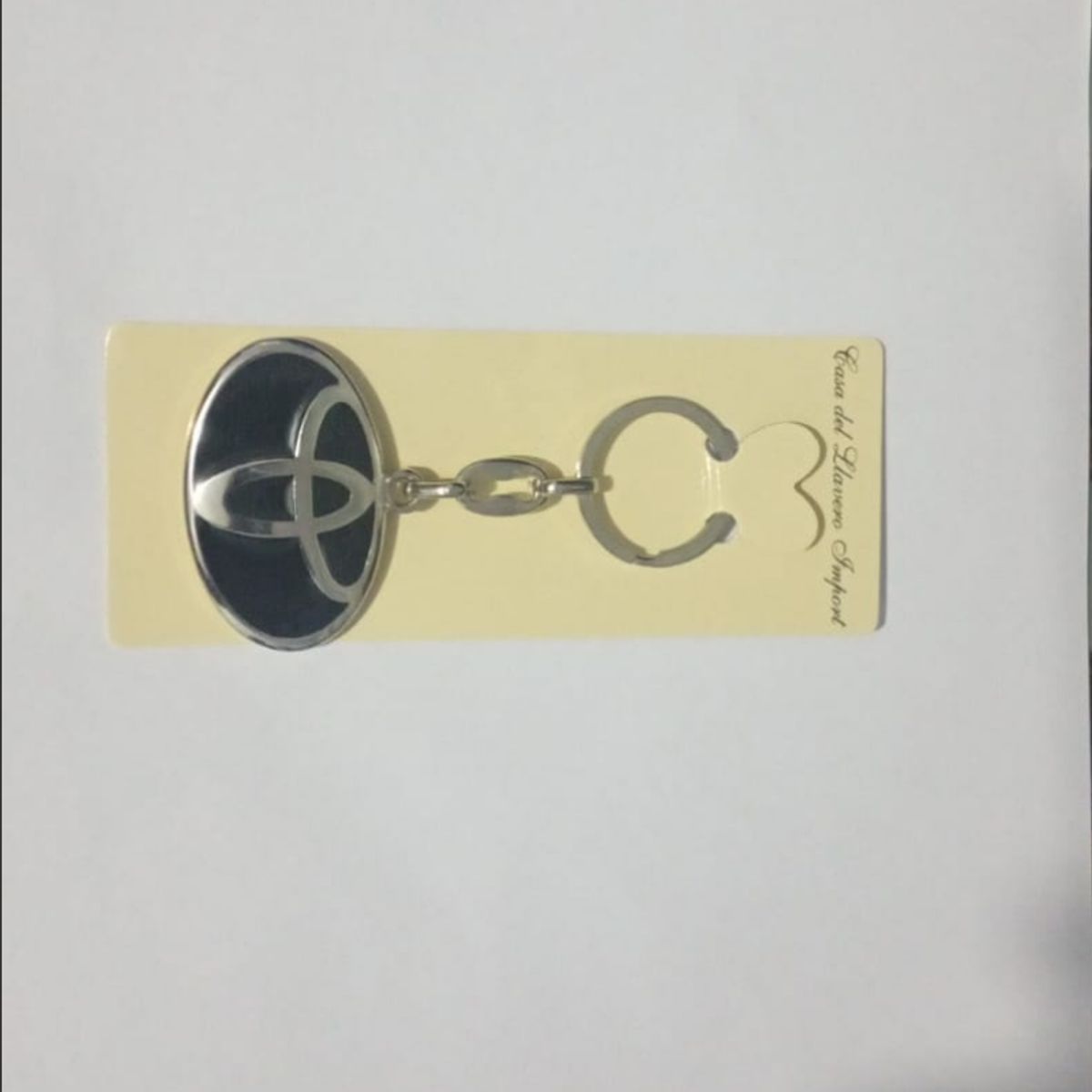 GENERICO - LLAVERO METALICO TOYOTA negro