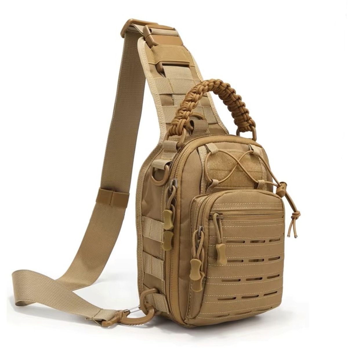 GENERICO - Morral cruzado tactico - bolso de mano  hombro - premium