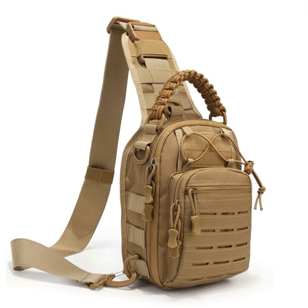 GENERICO - Morral cruzado tactico - bolso de mano  hombro - premium