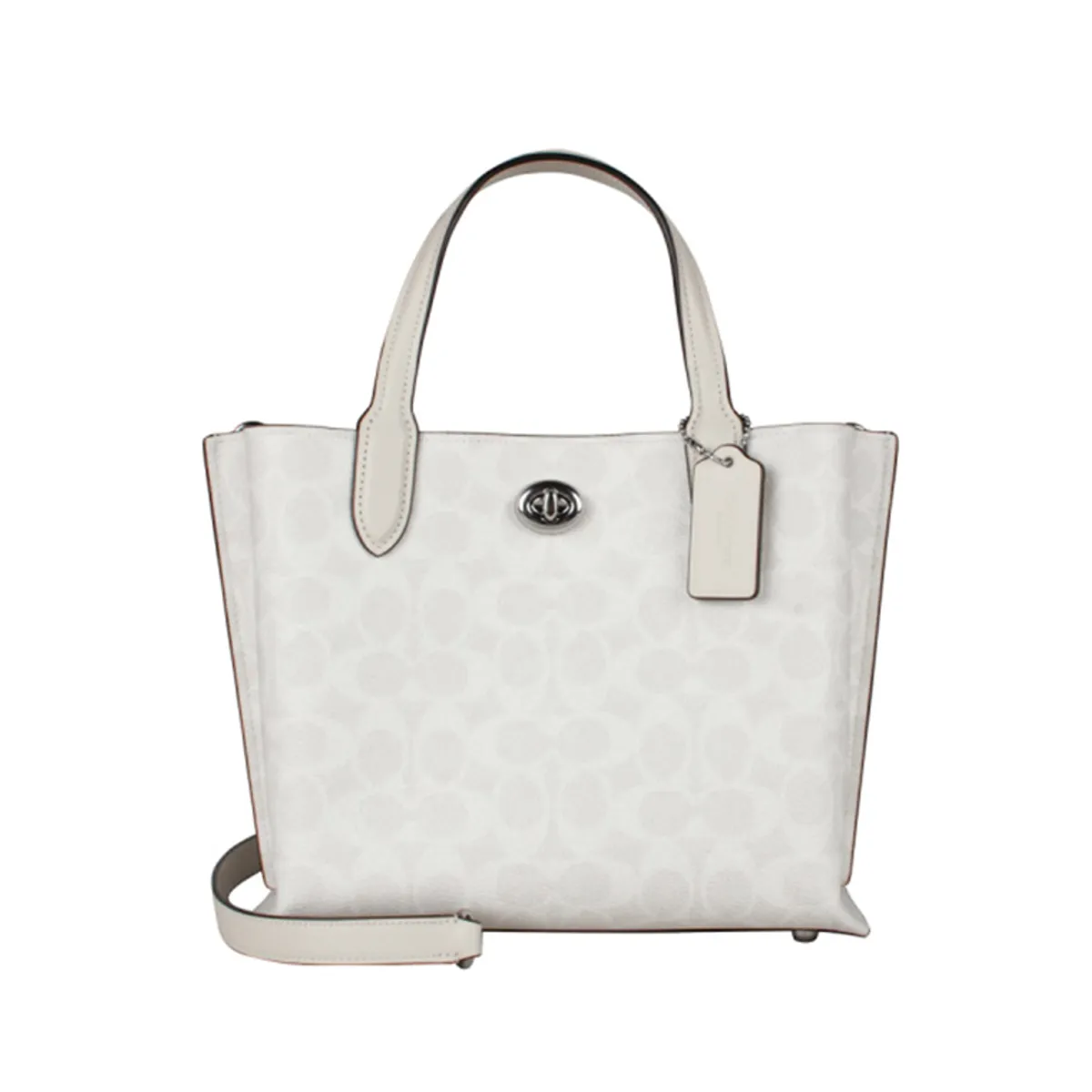 COACH - COACH WILLOW TOTE Bolso de hombro cruzado para mujer de PVC con detalles de cuero