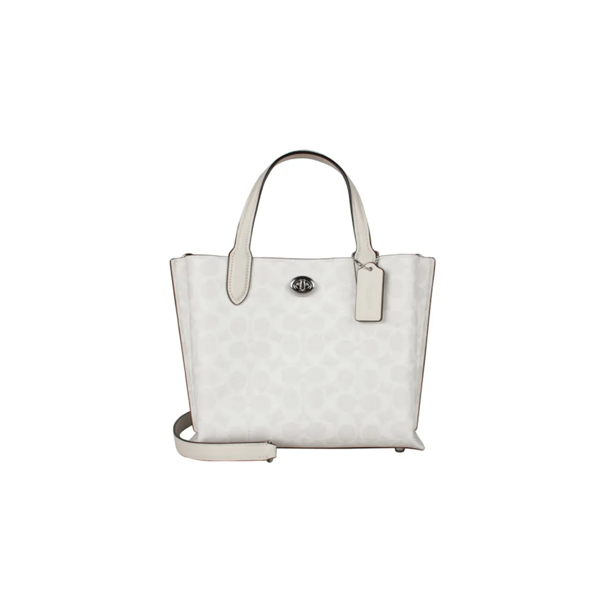 COACH - COACH WILLOW TOTE Bolso de hombro cruzado para mujer de PVC con detalles de cuero