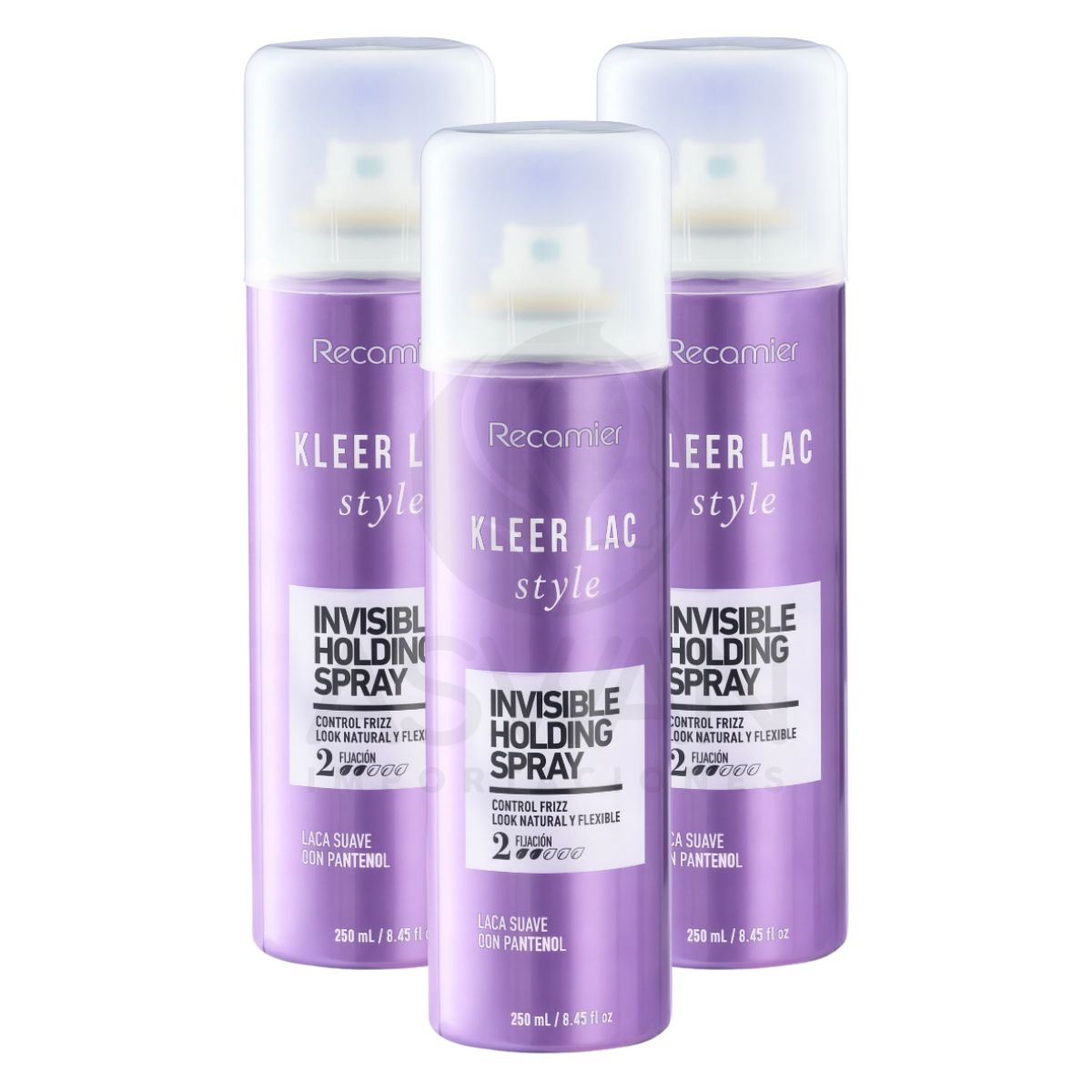 GENERICO - Pack x3 Kleer Lac Laca Suave Aerosol 250 ml