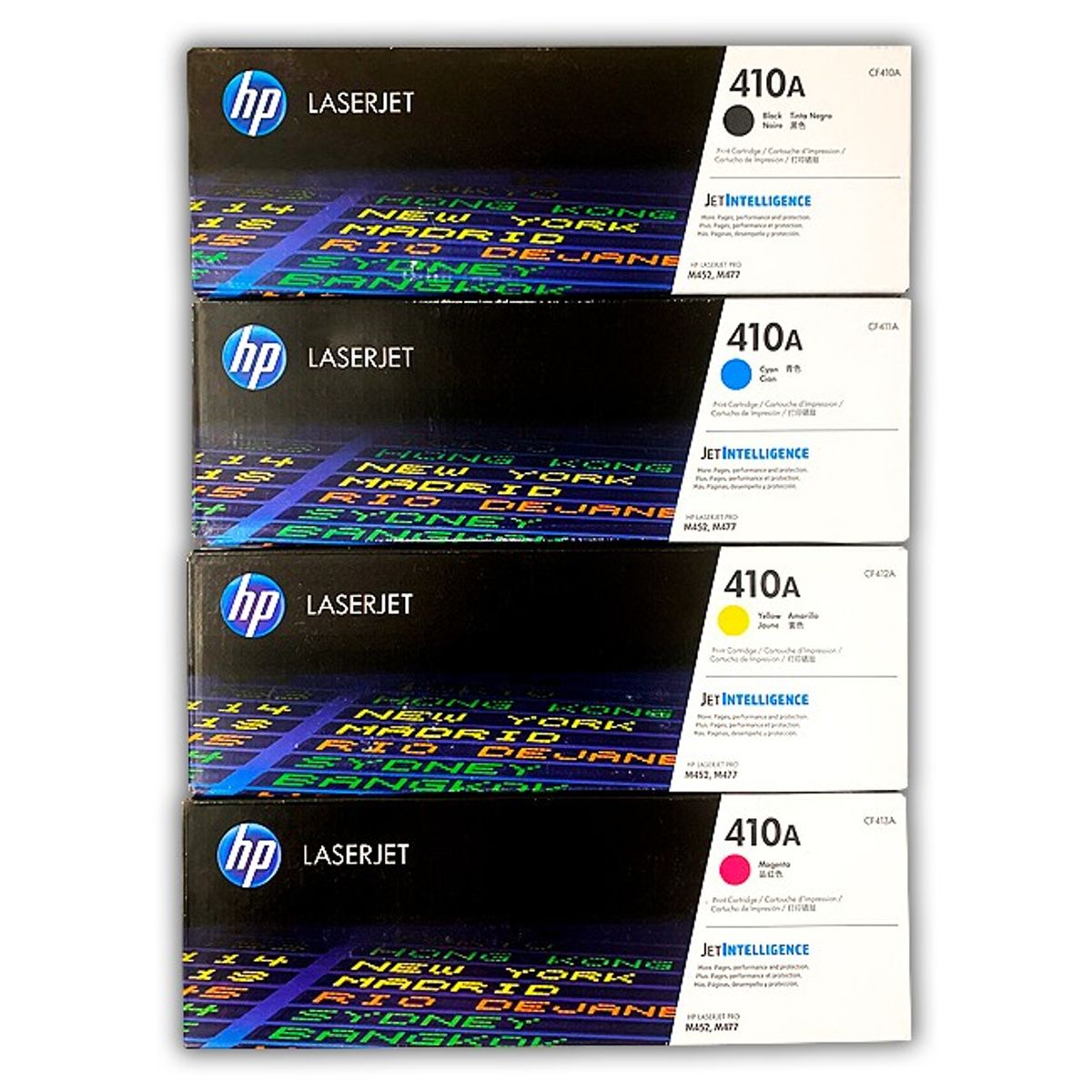 HP - TONER HP 410A PACK COMPLETO 4 COLORES