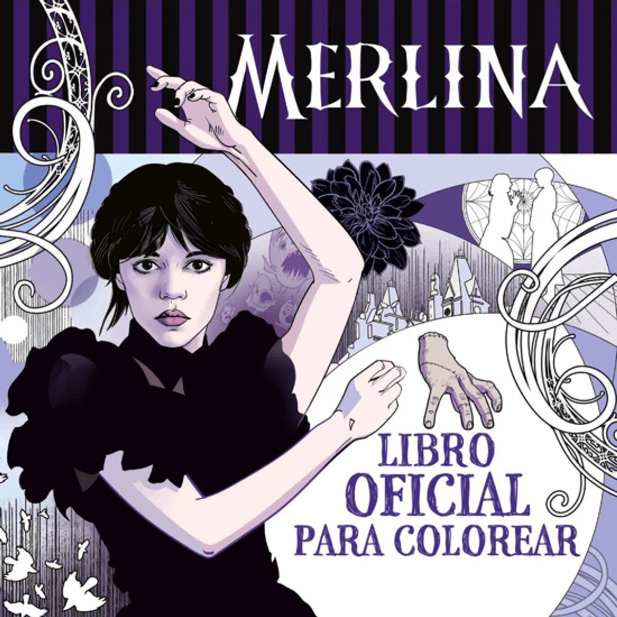 LIBRERIA CRISOL - MERLINA ADDAMS. LIBRO OFICIAL PARA COLOREAR