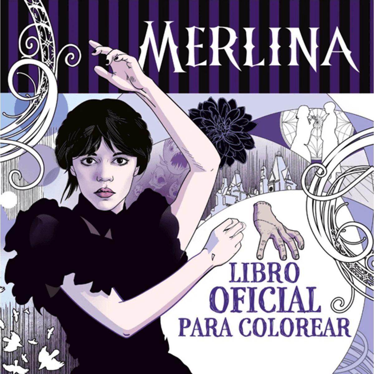 LIBRERIA CRISOL - MERLINA ADDAMS. LIBRO OFICIAL PARA COLOREAR