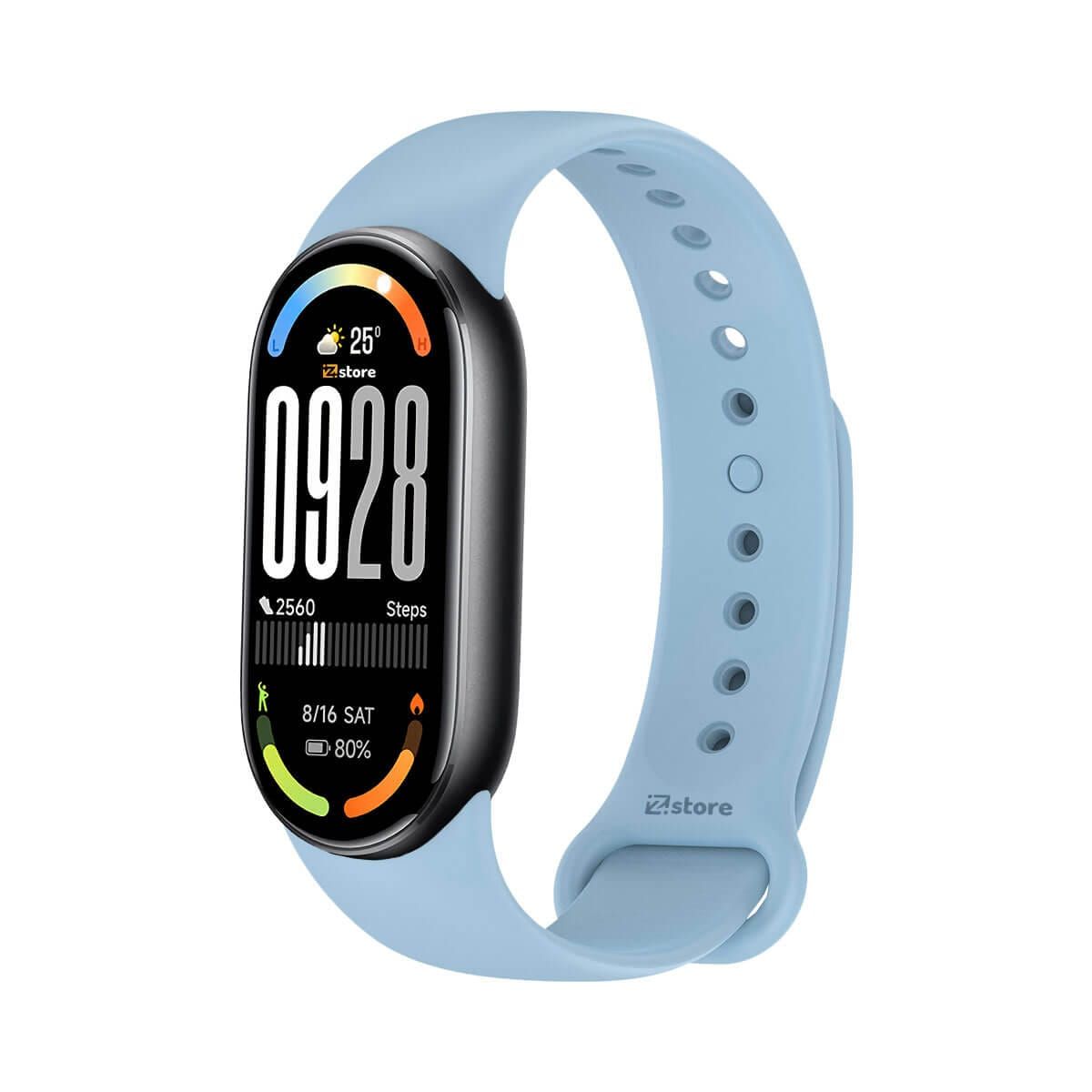 GENERICO - Correa de Silicona Para Xiaomi Mi Band 10 Celeste Cielo