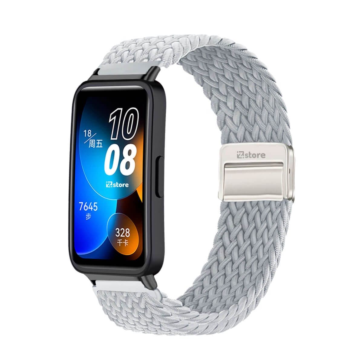 GENERICO - Correa de Nylon Para Huawei Band 8 Gris