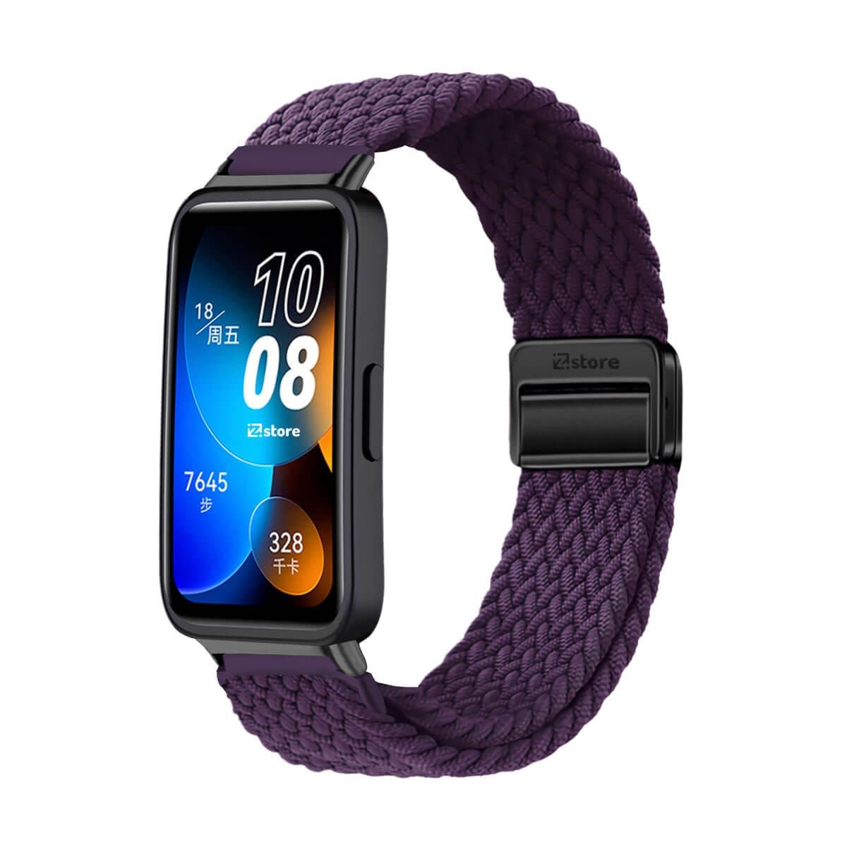 GENERICO - Correa de Nylon Para Huawei Band 8 Morado
