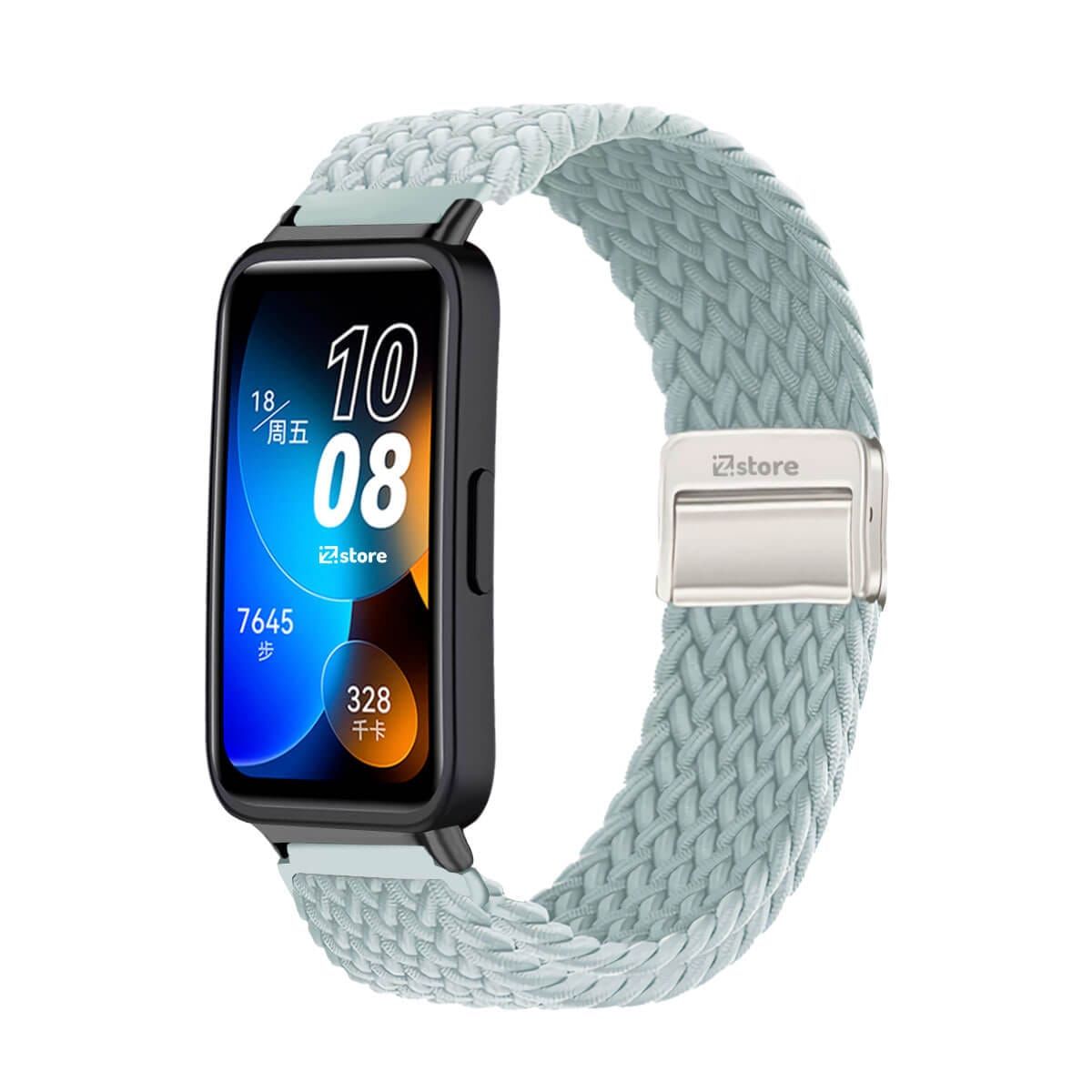 GENERICO - Correa de Nylon Para Huawei Band 8 Verde Agua