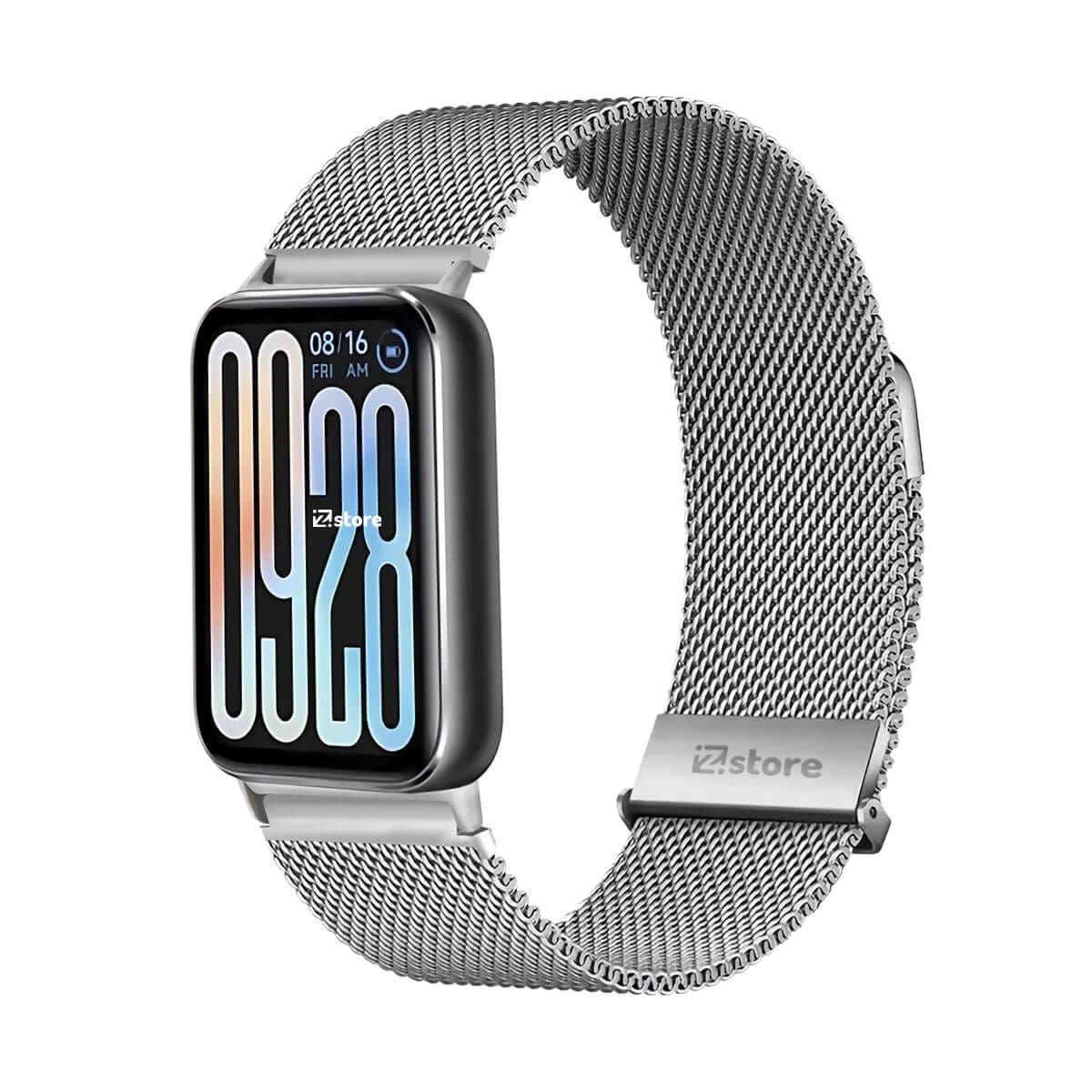 GENERICO - Correa de Metal Para Xiaomi Smartband 9 Pro Tipo Malla Magnética Silver Silver