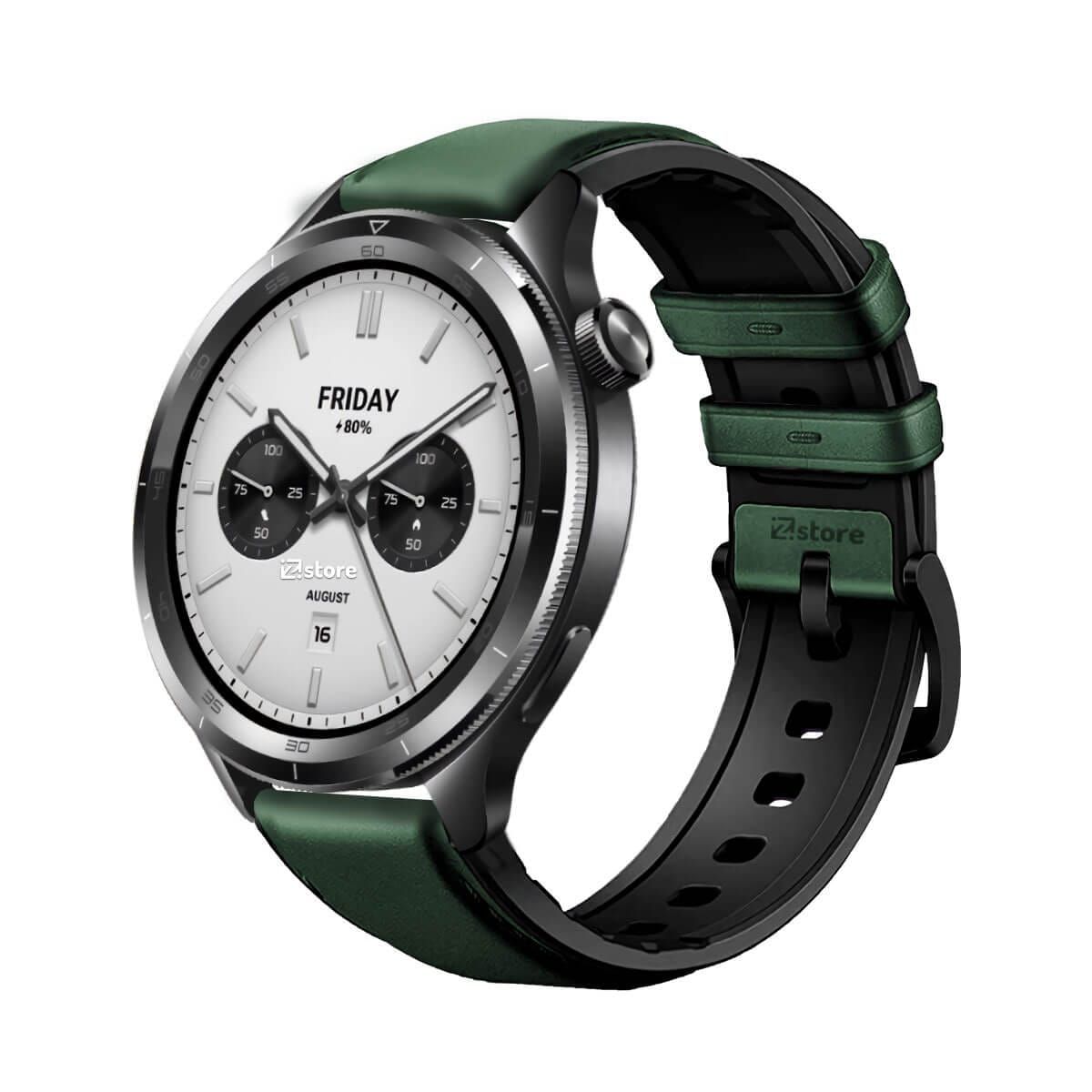 GENERICO - Correa de Cuero Para Xiaomi Watch S3S4 Hebilla Verde