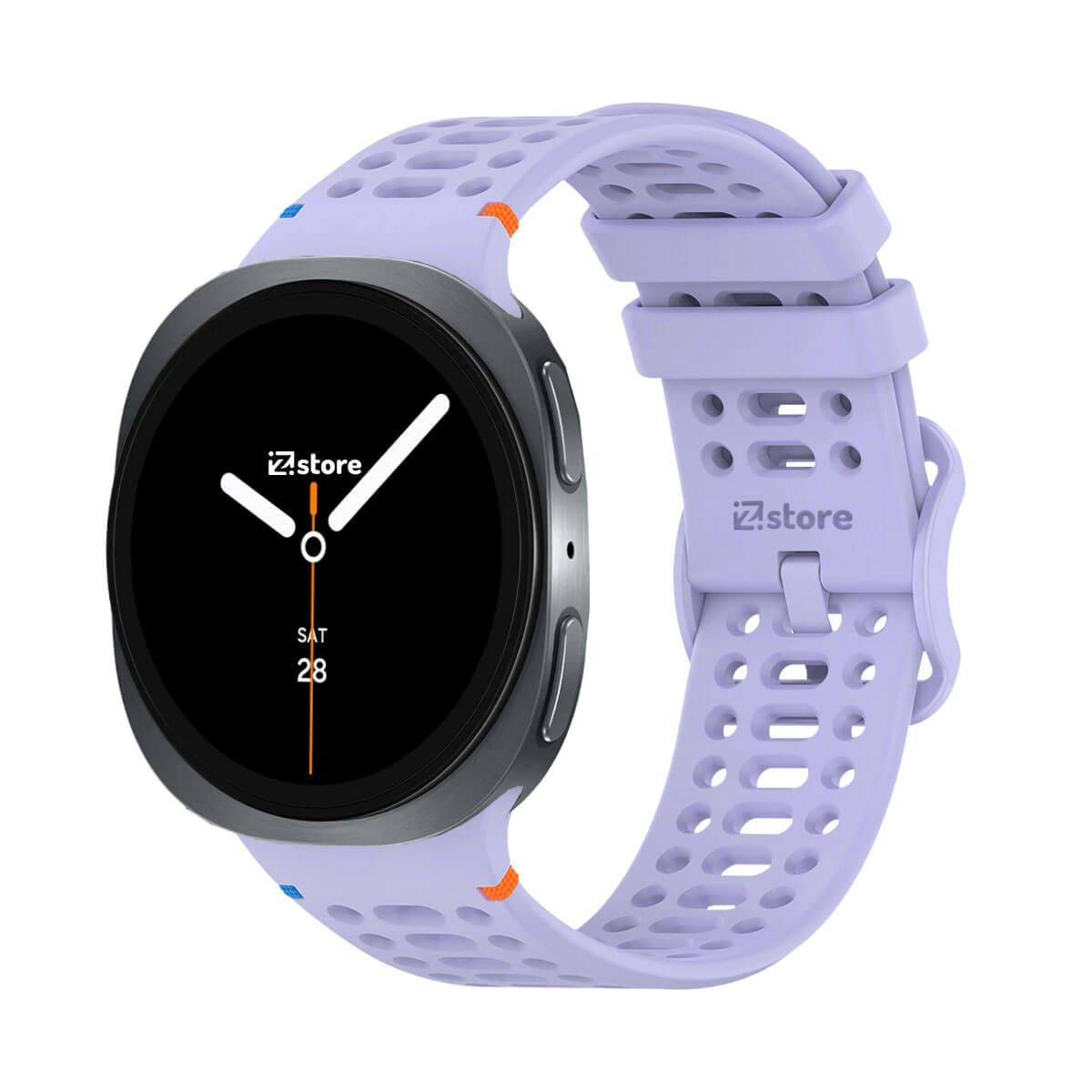GENERICO - Correa de Silicona Para Samsung Galaxy Watch 8 - 8 Classic Liner Lila