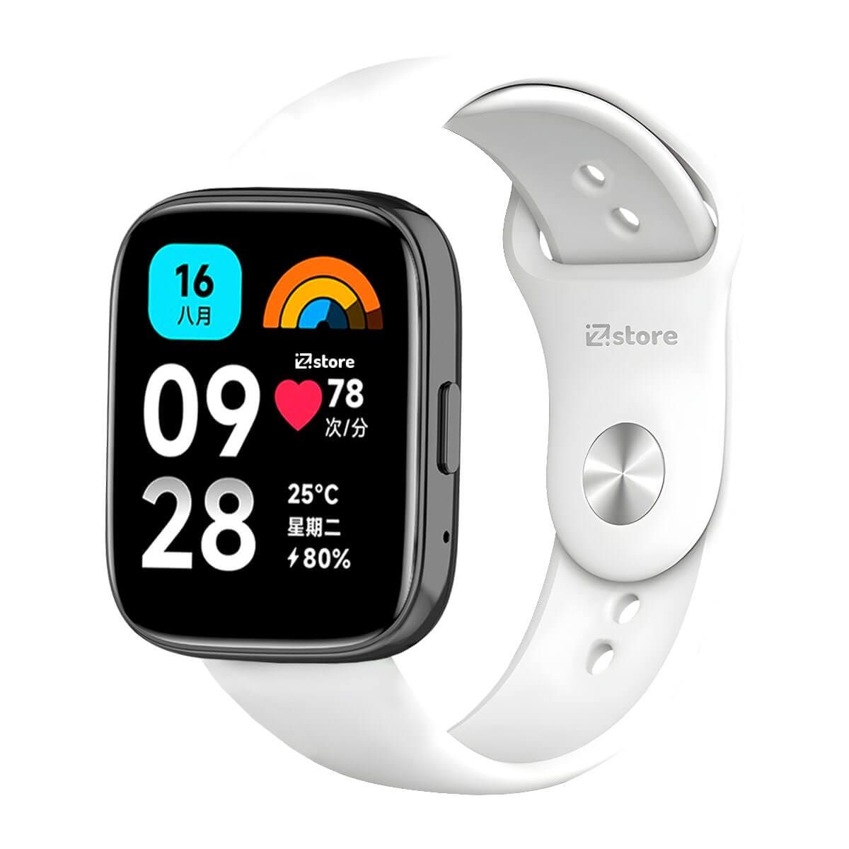 GENERICO - Correa de Silicona Para Redmi Watch 3 Active Broche Blanco