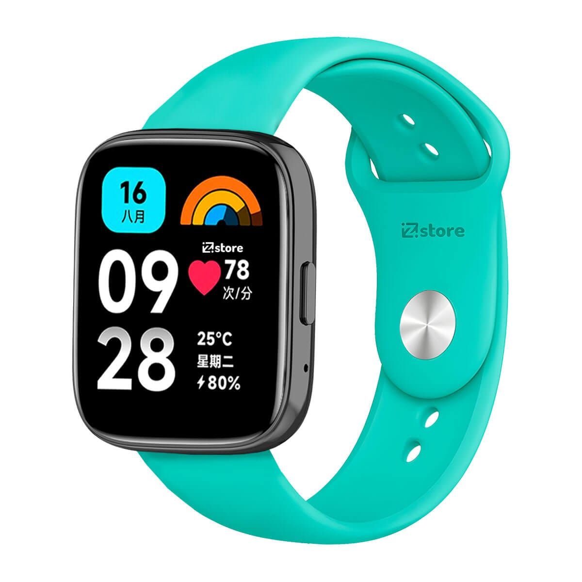 GENERICO - Correa de Silicona Para Redmi Watch 3 Active Broche Verde Esmeralda