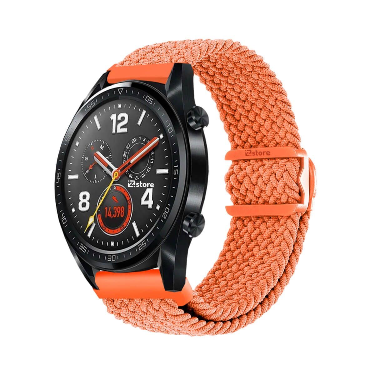 GENERICO - Correa de Nylon Para Huawei Watch GT 46mm Naranja