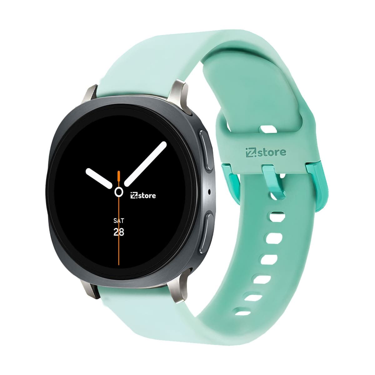 GENERICO - Correa de Silicona Para Samsung Galaxy Watch 8 - 8 Classic Hebilla Verde Esmeralda Starlight