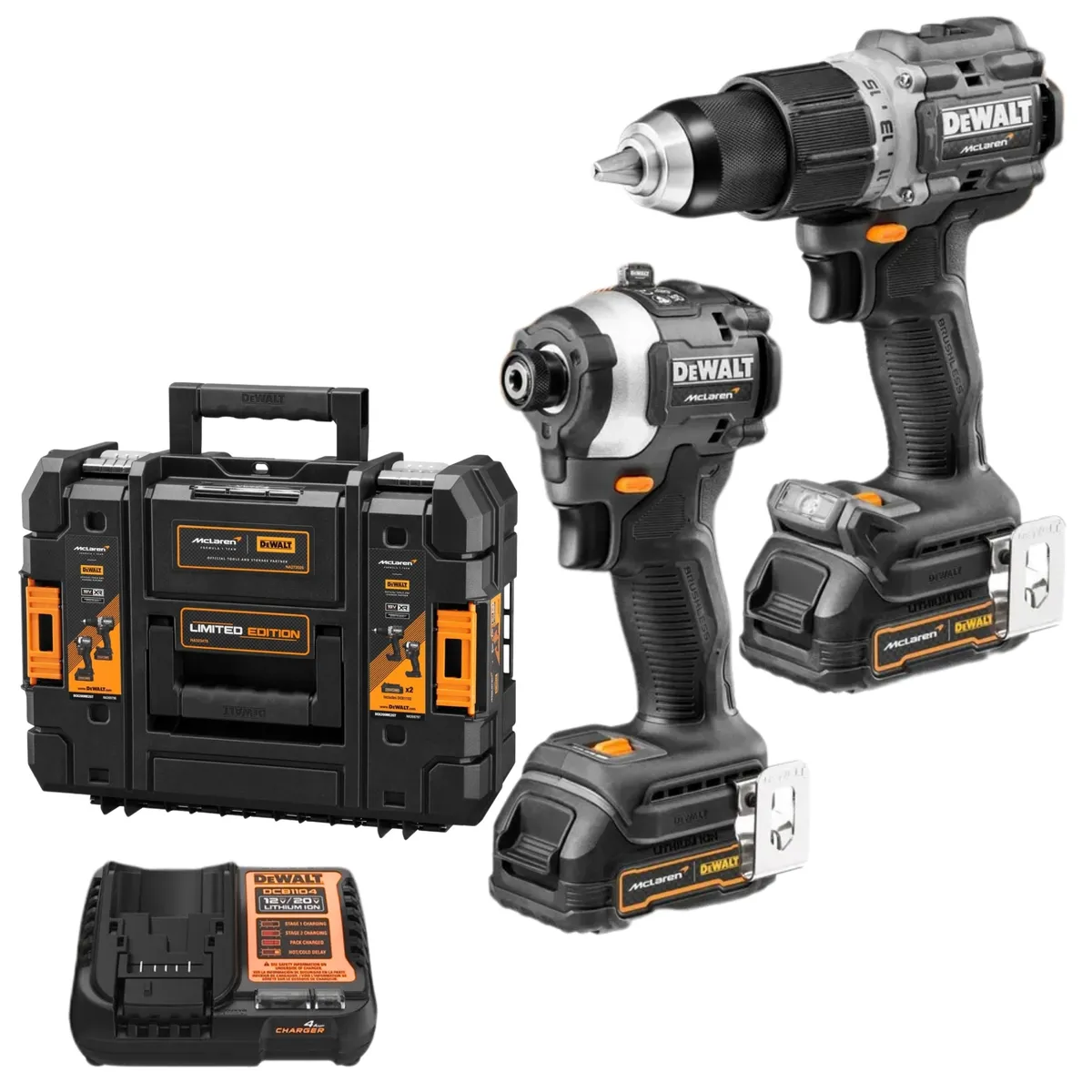 DEWALT - Taladro percutor atornillador de impacto inalambrico Brushless McLaren Dewalt