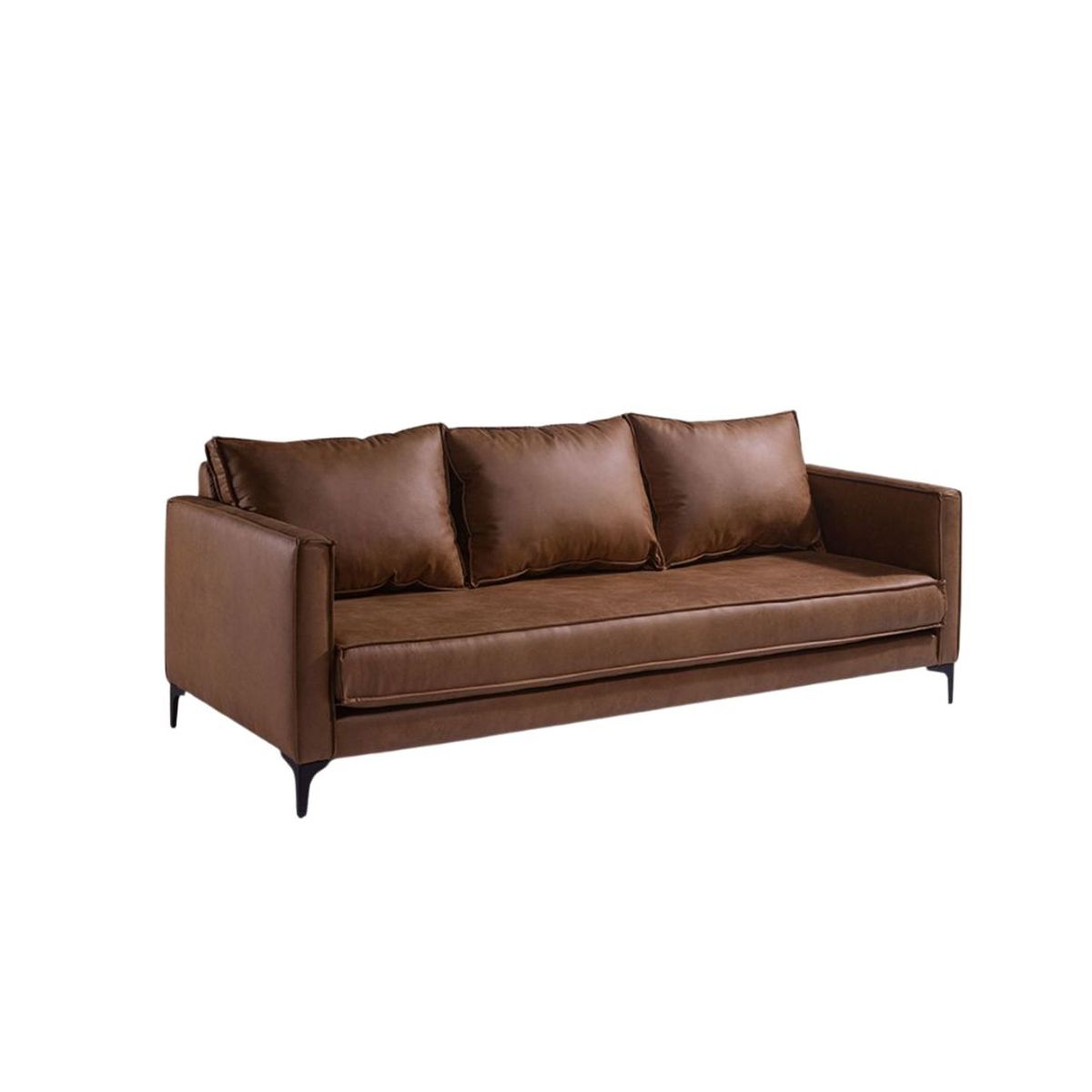 GENERICO - Juego de Sala Womi 3-2 en Cuero Pranna Antifluido - LMUEBLE