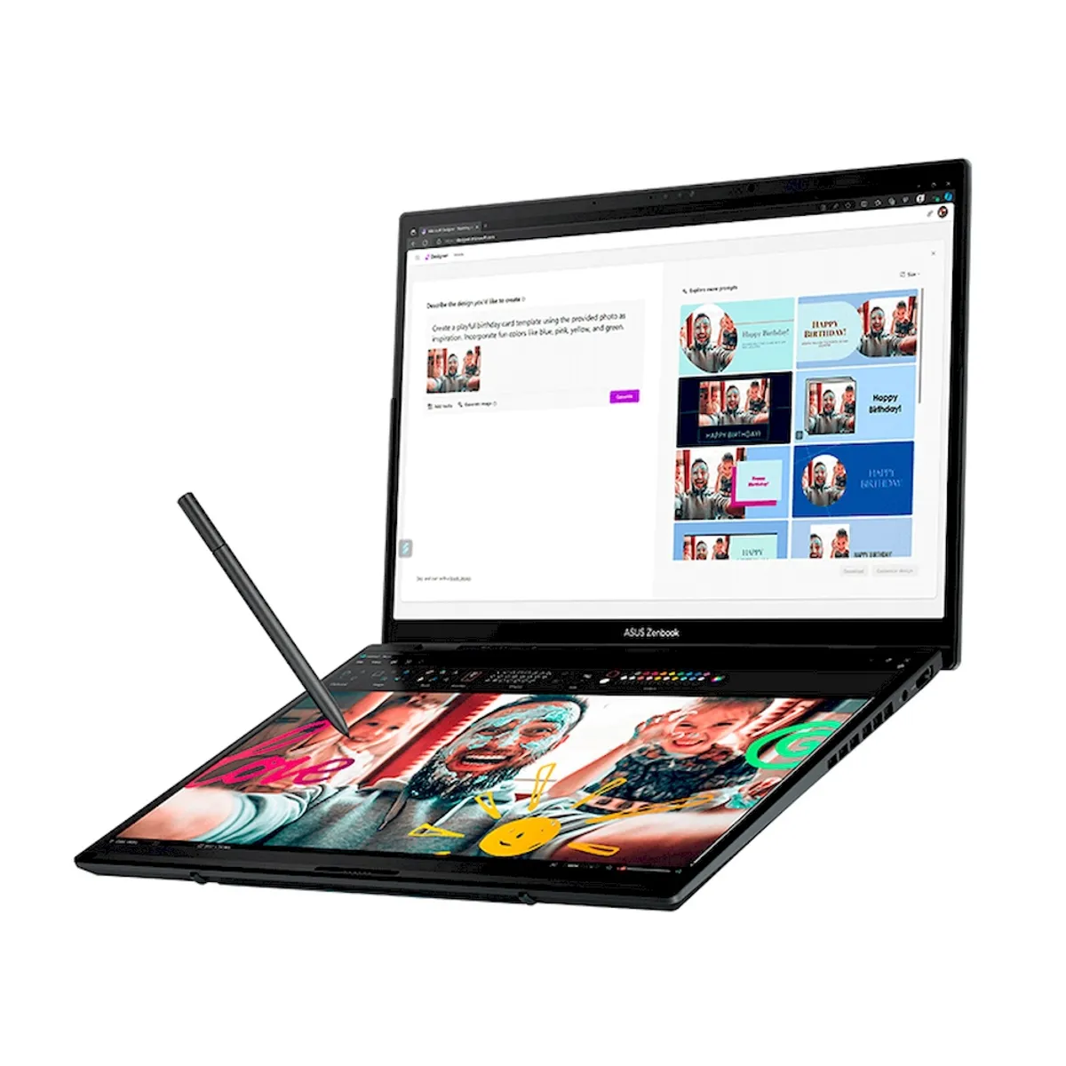 ASUS - Laptop Asus Zenbook UX8406CA-PZ073W Core Ultra i9 285H 14" 32GB RAM 1TB SSD Windows 11 Home Gris