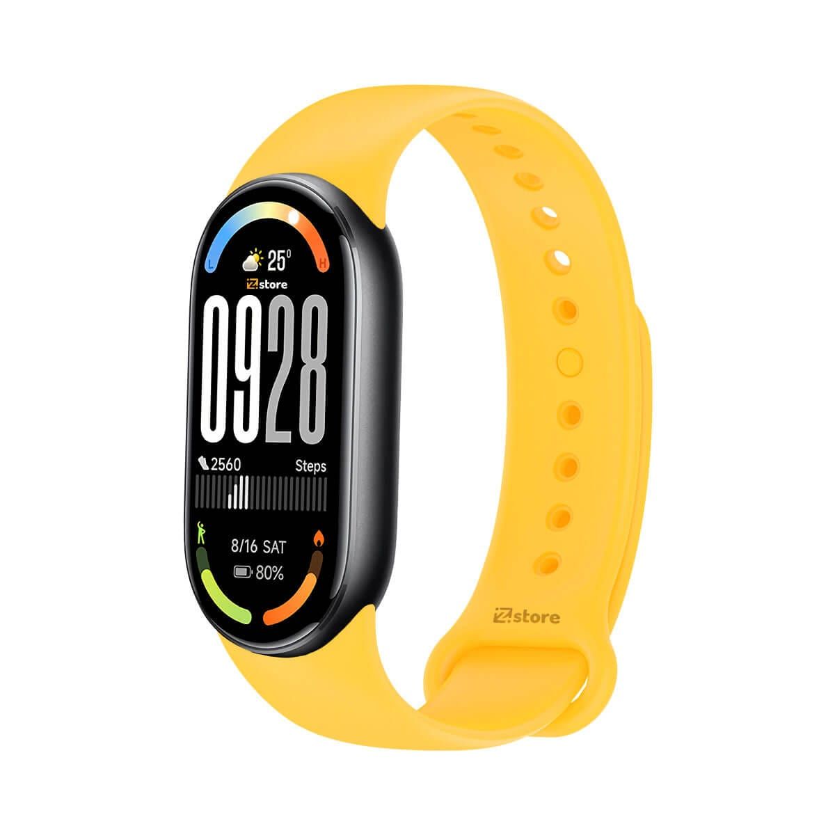 GENERICO - Correa de Silicona Para Xiaomi Mi Band 10 Amarillo