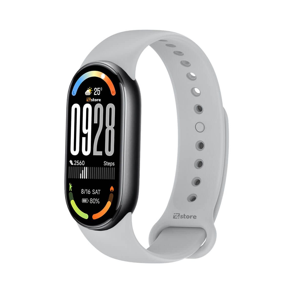 GENERICO - Correa de Silicona Para Xiaomi Mi Band 10 Gris