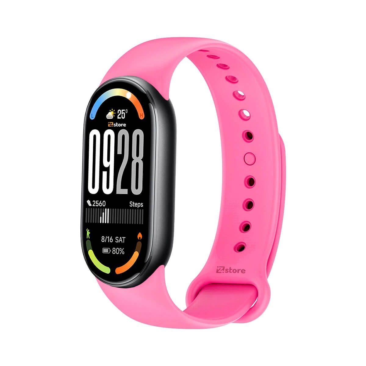 GENERICO - Correa de Silicona Para Xiaomi Mi Band 10 Chicle
