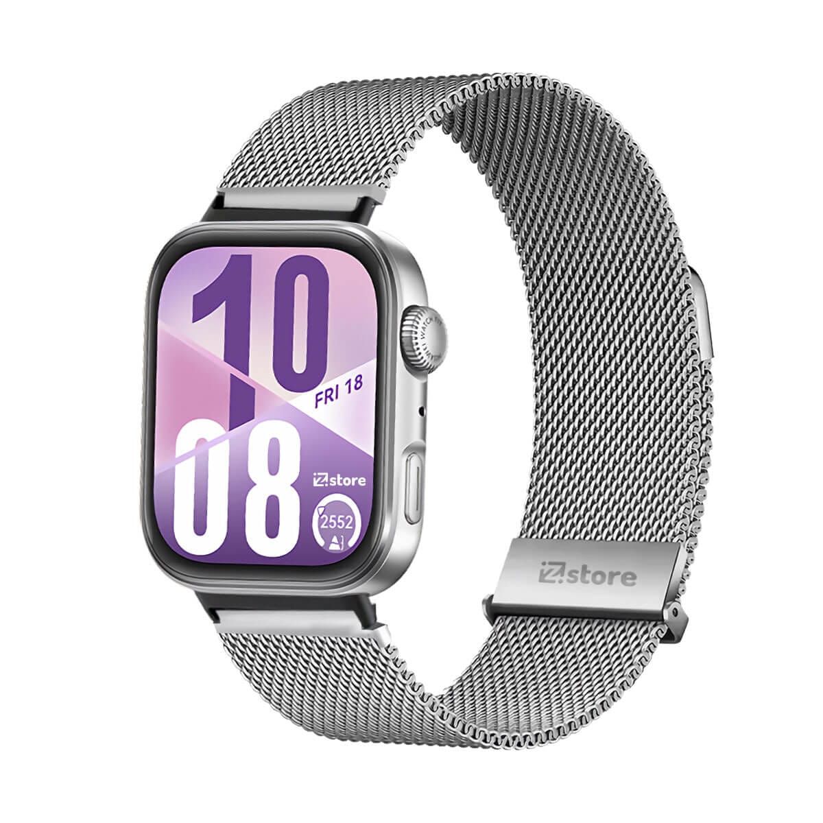 GENERICO - Correa de Metal Para Huawei Watch Fit 4 Silver Black