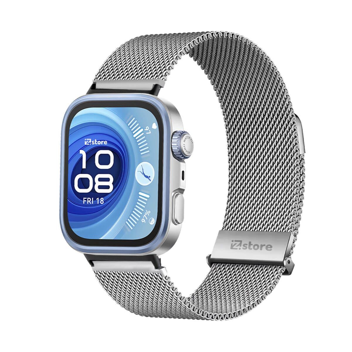 GENERICO - Correa de Metal Para Huawei Watch Fit 4 Pro Silver Black