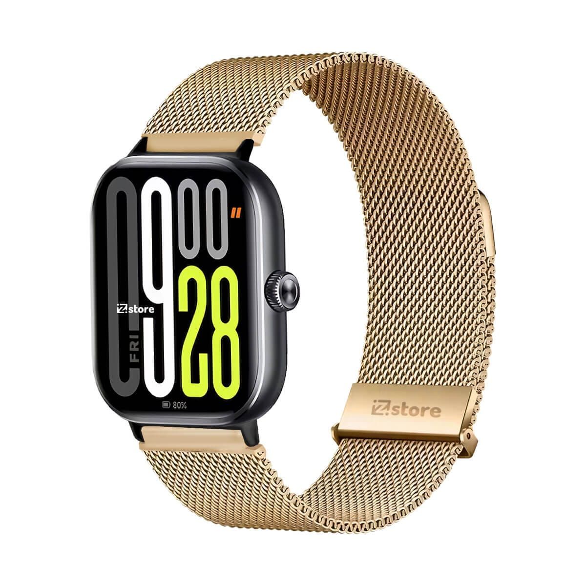 GENERICO - Correa de Metal Para Redmi Watch 5 Tipo Malla Magnética Gold Black