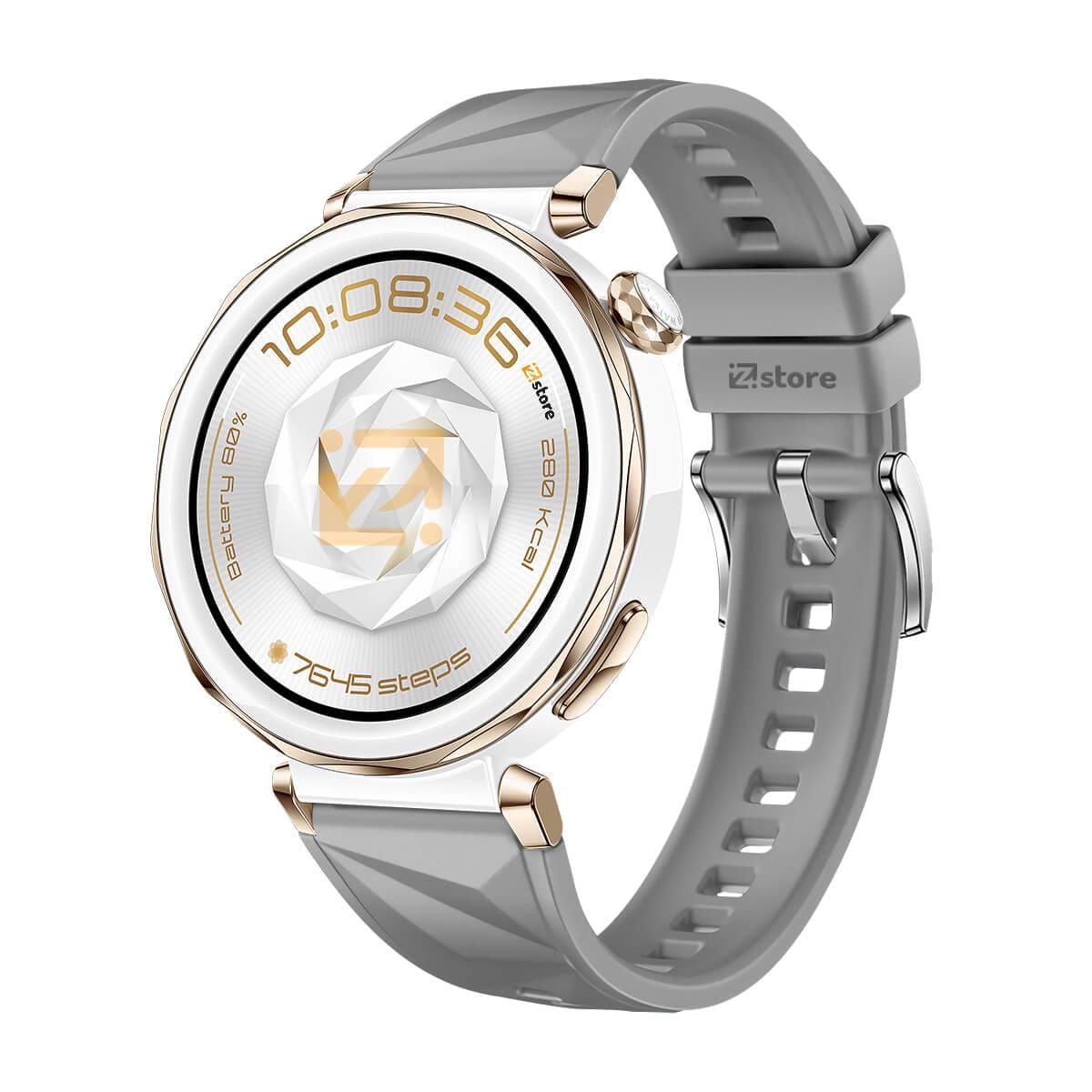 GENERICO - Correa de Silicona Para Huawei Watch GT5 Pro 42mm Gris