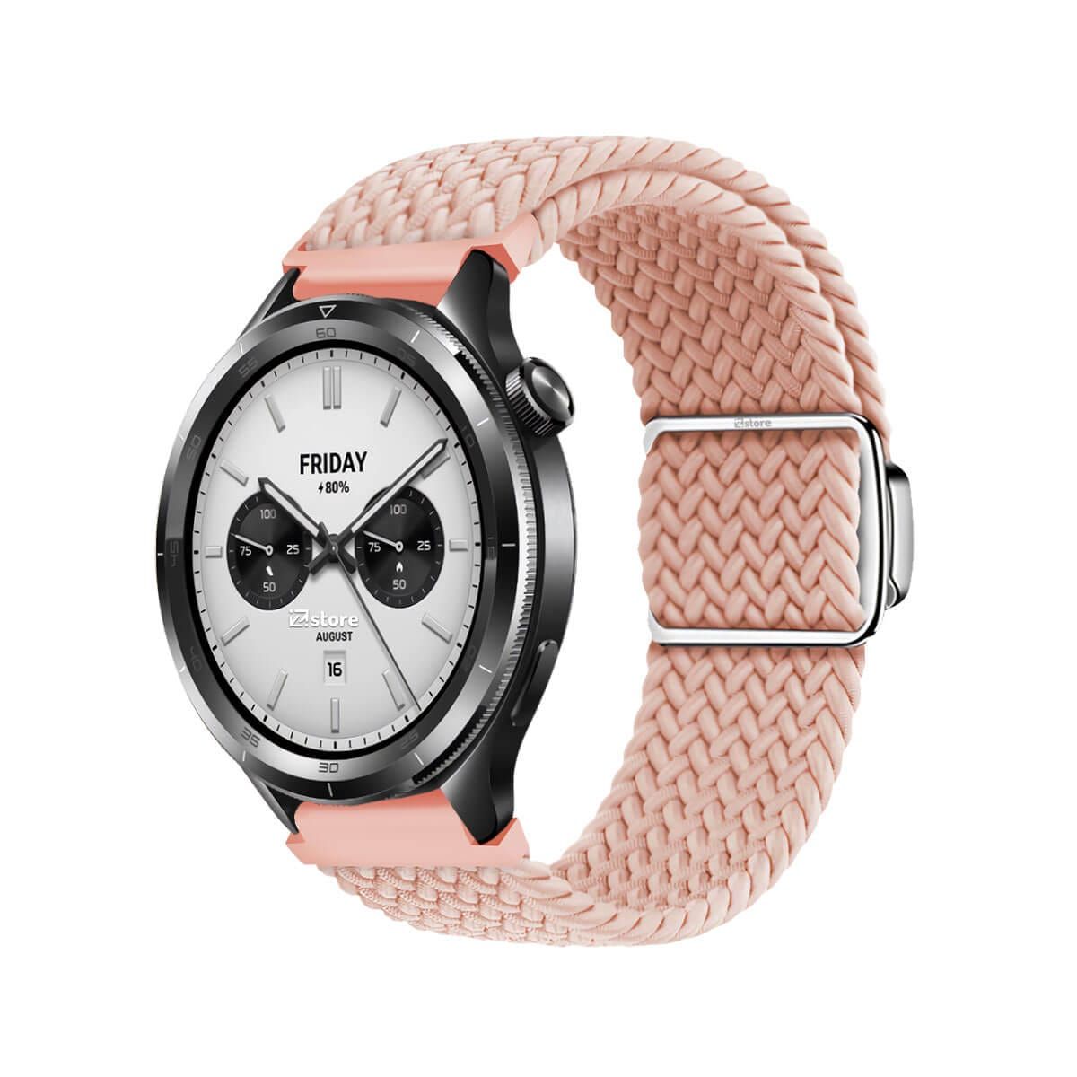 GENERICO - Correa de Nylon Para Xiaomi Watch S3-S4 Broche Magnético Melón