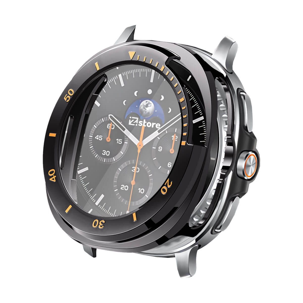 GENERICO - Case con Protector Para Samsung Galaxy Watch 8 Classic 46mm Black