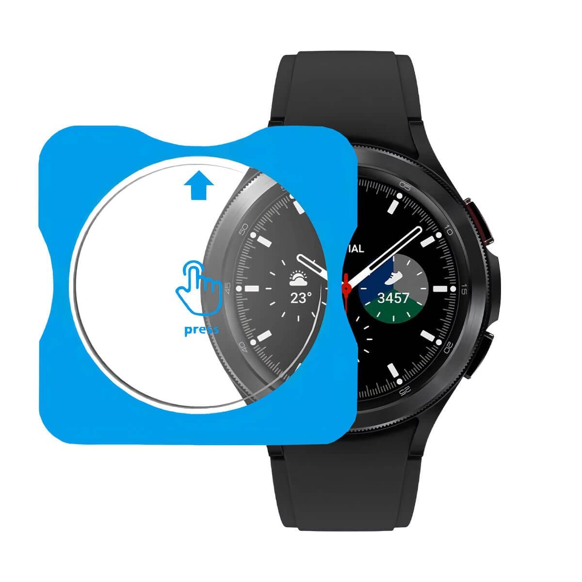 GENERICO - Mica de Vidrio Para Samsung Galaxy Watch 4 Classic 46mm