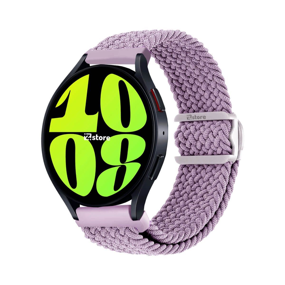 GENERICO - Correa de Nylon Para Samsung Galaxy Watch 6 con Broche PVC Malva