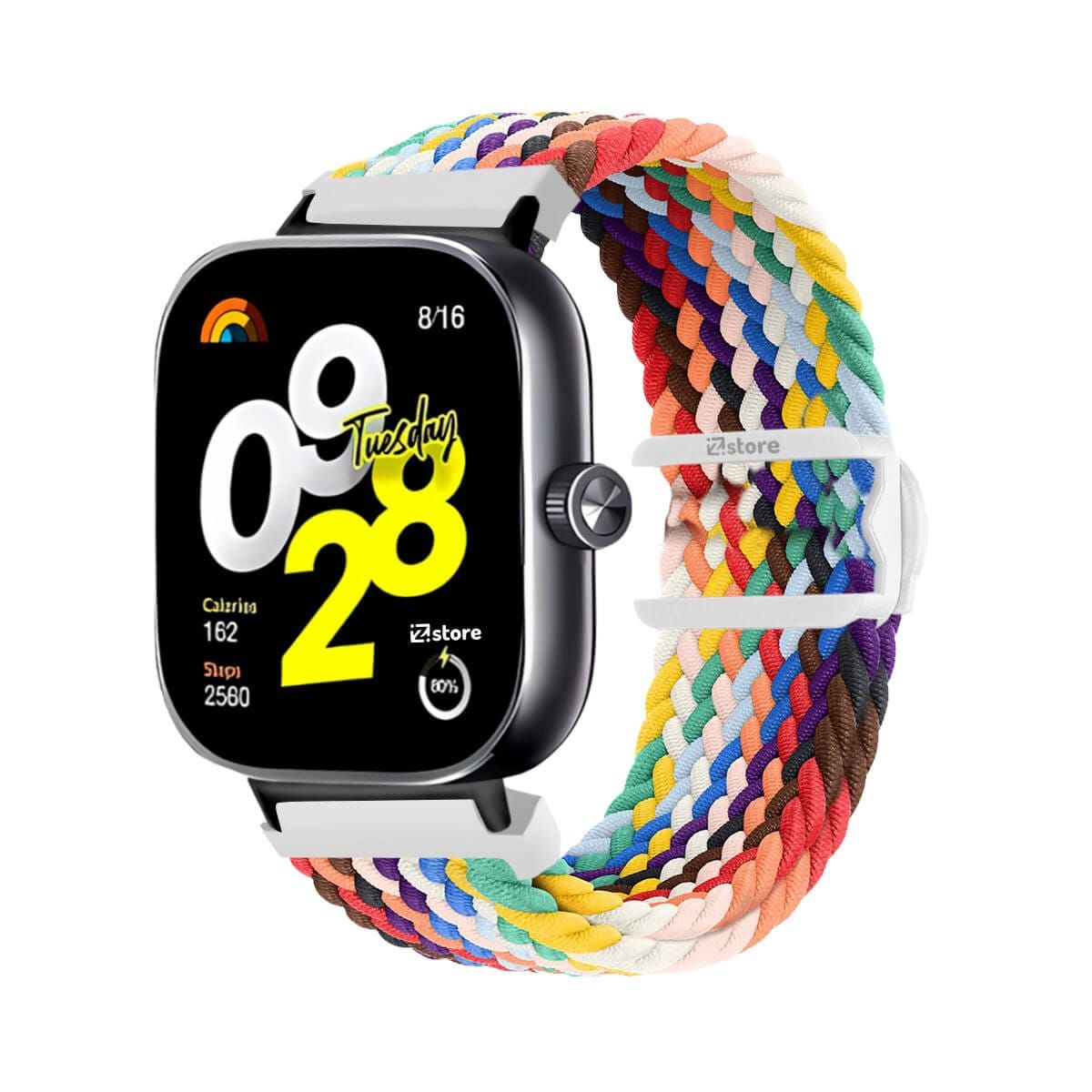 GENERICO - Correa de Nylon Para Redmi Watch 4 Broche PVC Multicolor Black