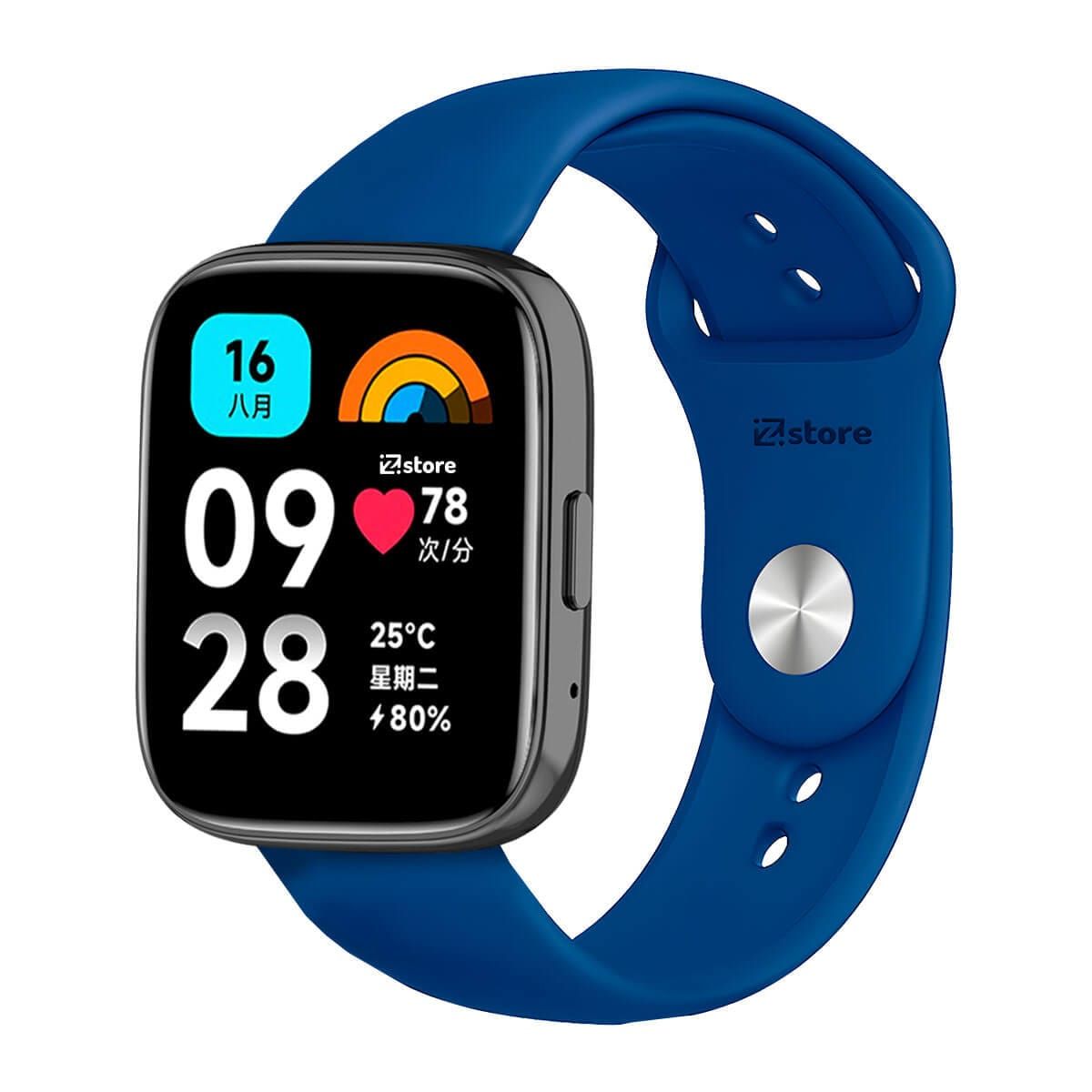 GENERICO - Correa de Silicona Para Redmi Watch 3 Active Broche Azul