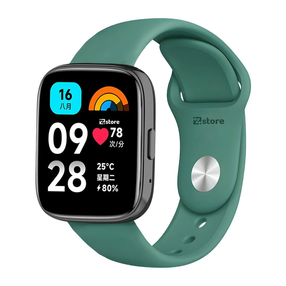 GENERICO - Correa de Silicona Para Redmi Watch 3 Active Broche Verde Pino
