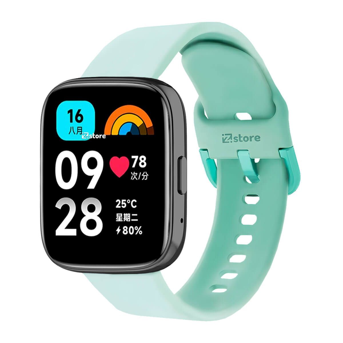 GENERICO - Correa de Silicona Para Redmi Watch 3 Active Hebilla Verde Esmeralda