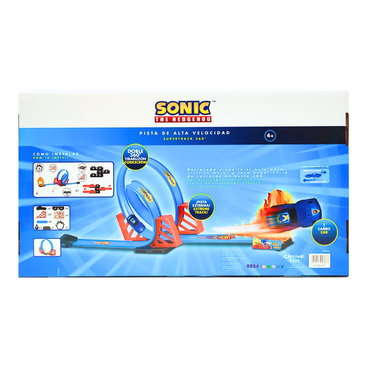 SONIC - Sonic The Hedgehog SuperTrack 360°