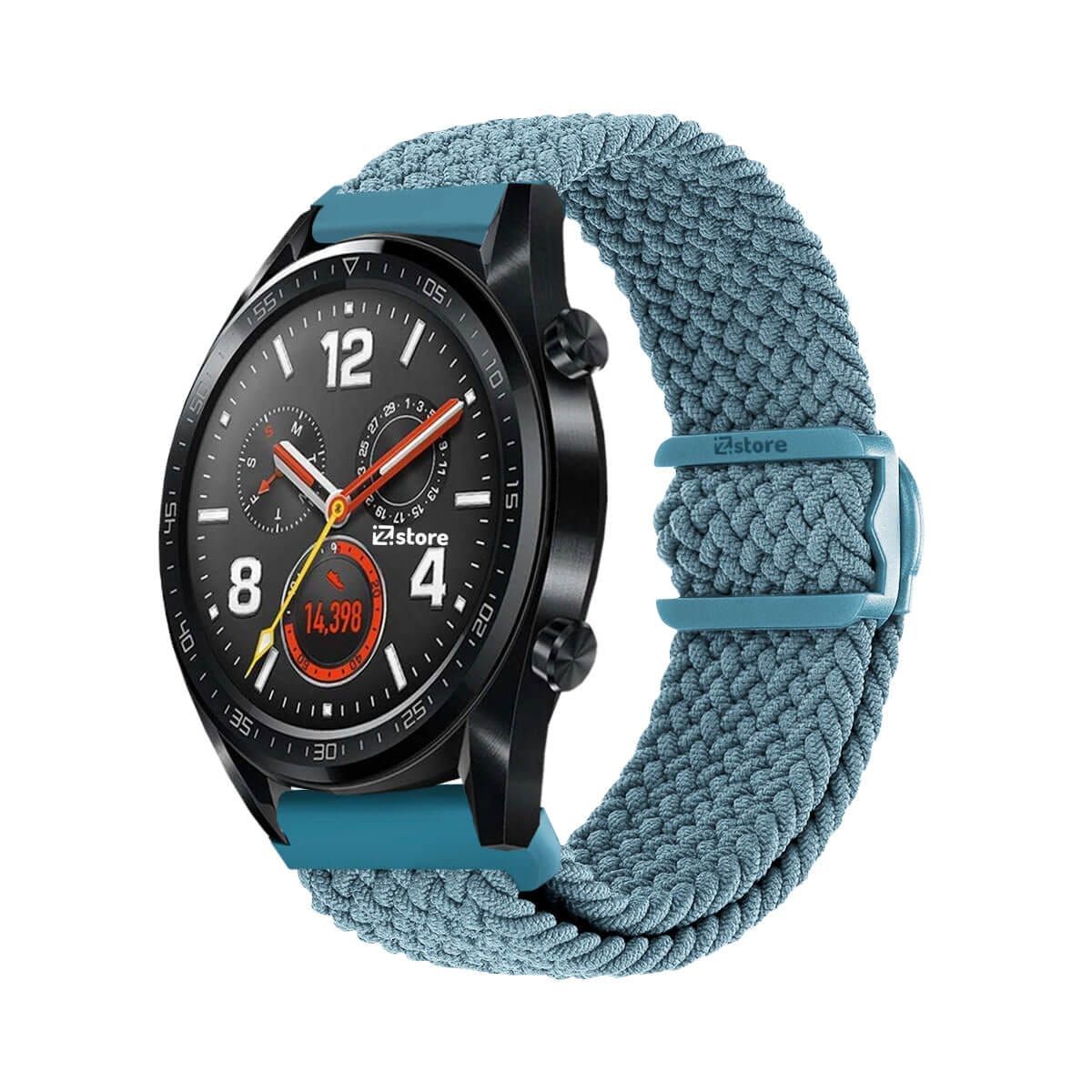 GENERICO - Correa de Nylon Para Huawei Watch GT 46mm Celeste