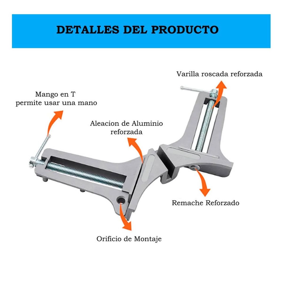 FERZAV - Prensa Esquinera de 3"  (75mm.)
