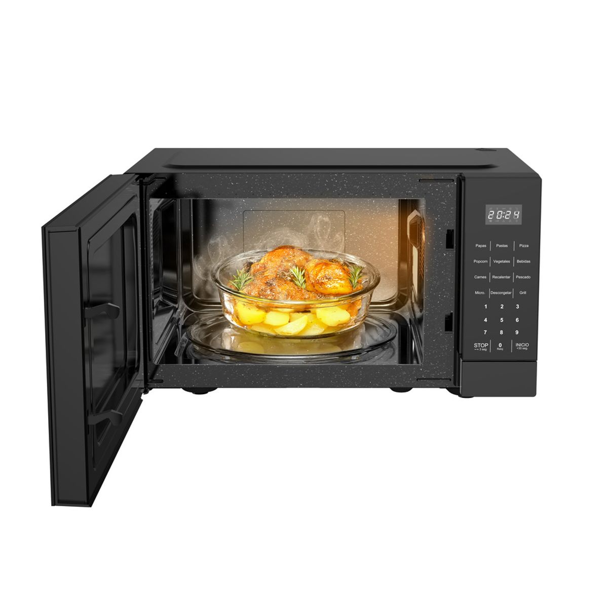 SOLE - Horno Microondas Sole 3 En 1 Multifunciones 21L