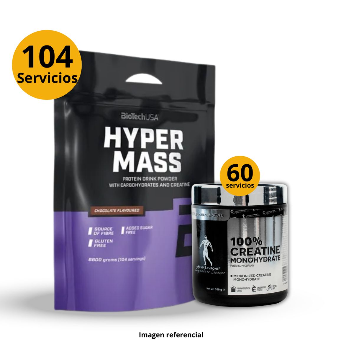 UNIVERSE NUTRITION - Ganador de masa Hyper mass 15lb Chocolate + Creatina Nutrex de 300gr