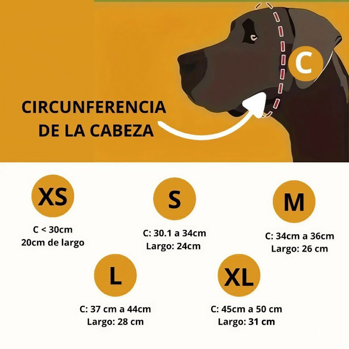 GENERICO - Orejeras Protector de Oído ANTI RUIDO para Cuidado de Mascotas Talla L
